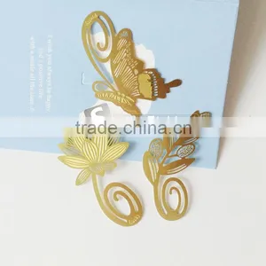 Professional Etching Brass Bookmark Clip for Souvenir thumbnail-1
