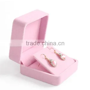 Custom Velvet Jewelry Packaging Boxes For Pendant/Neckalce thumbnail-3