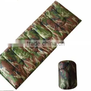 High Quality Cotton Camping Sleeping Bag,for 3 Seasons , Envelope Style, Army or Military Camouflage Sleeping Bags thumbnail-1