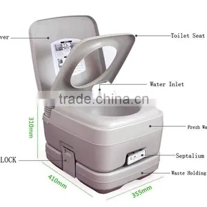 10L 20L 12L Portable Toilet With Trailer, Portable Toilet, Movable Trailer Toilet thumbnail-5