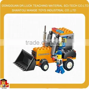 Kid Intelligence Toy Truck Building Blocks Toy Bulldozer thumbnail-1