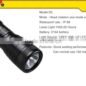 SupFire Diving LED Flashlight D5 With One Mode and 1000lm thumbnail-2