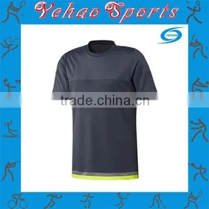 Grey Yellow Team Soccer Jersey Uniform thumbnail-1