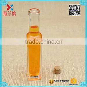 High Quality Slim Wine Bottle/150ml Clear Cork Beverage Bottle thumbnail-6