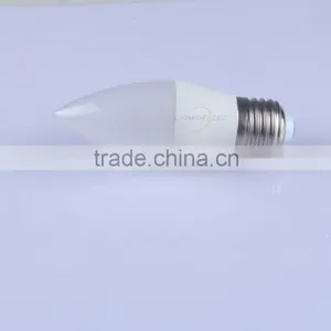 Epistar Chip With Amazing Price C37 Smd Plastic Alu Super Bright 3w E14 E27 Candle Led Light thumbnail-2