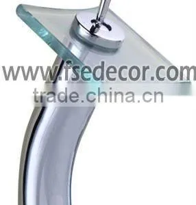 Australian Standard Rectangular Glass Spout Bathroom Taps thumbnail-1