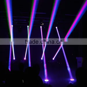 NEW 90-240V 15W 6 Channel DM512 Sound Control Auto-play RGBW Color Changing Beam LED Stage Light Lamp for Disco KTV Club thumbnail-5