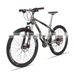 With Titanium Alloy Frme 26er Full Suspension Carbon Mountain Bike thumbnail-4