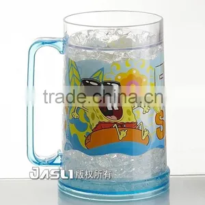 Promotion FDA,wal-mart Double Wall Gel Beer Freezer Mugs,frosty Mug thumbnail-1