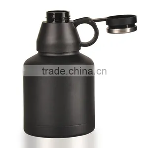 Everich 0.9 Litre 18/8 Stainless Steel Double Wall Insulation Beer Growler thumbnail-2