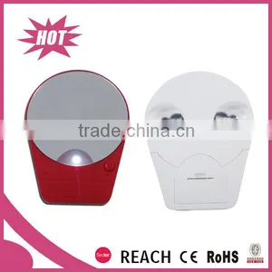 10X Magnification Single Side Small Wall Mount LED Makeup Mirror thumbnail-4