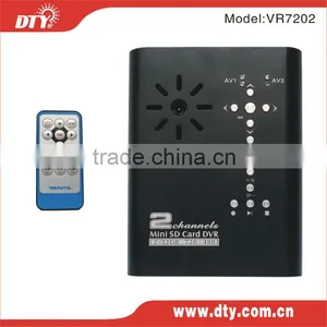 2ch Dual sd Card Mobile Dvr With ir Remote thumbnail-1