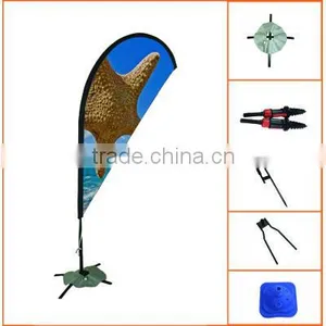 Rectangle Flag Banner With Sublimation Print thumbnail-1