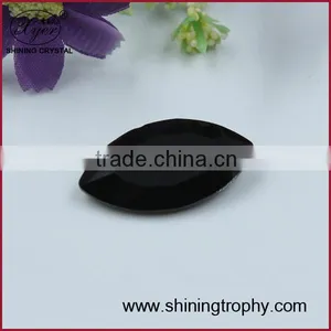 AA+ Jet Glass Crystal Loose Beads Stone Wholesale thumbnail-1