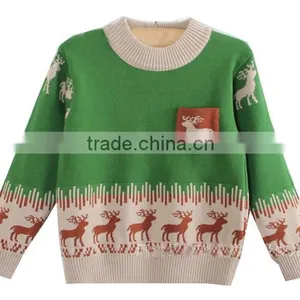 Kids Knitwear Christmas Sweater Children Christmas Jumper Pullover Sweater thumbnail-1