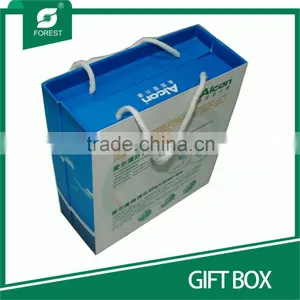 NEW DESIGN CARDBOARD GIFT PACKAGING BOXES WITH COTTON ROPES thumbnail-1