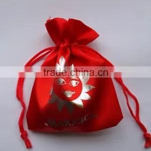 Pink Satin Bag thumbnail-1