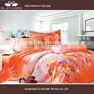 100% Microfiber Disperse Printting Wholesale Bedding Set thumbnail-1