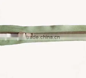 4# Metal Aluminum Zipper Fastener Close End Zipper With Locking Slider Shoes Zipper thumbnail-4