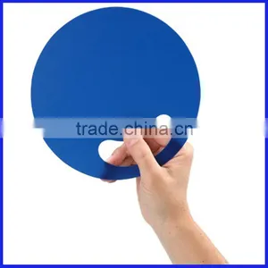New Design Custom Promotional Advertising Air Cooling Plastic Hand Fan With Cold Wind thumbnail-2