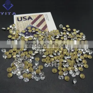 Professional Supplier Love Glass Chaton Crystal Point Back Rhinestone Crystal Strass thumbnail-1