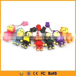 Wholesale Popular Cartoon Monkey Custom USB Stick thumbnail-5