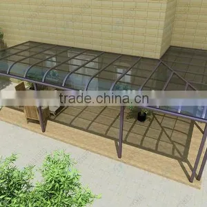 Easy to Installation for Carport Deck Awning With Aluminum Polycarbonate thumbnail-2