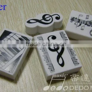 Custom Promotion Music Note Erasers, Stationery Eraser. thumbnail-2