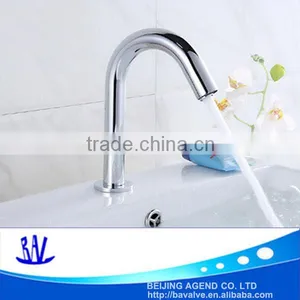 Modern Curved Cheap Discount Bathroom Sensor Faucet Auto Stop Faucet thumbnail-1