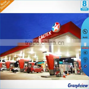 Petrol Station Aluminum Advertising Pylon Sign thumbnail-5
