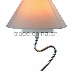 2105 New Design Modern Desk Lamp With Fabric Shade and Drops of Crystal Decoration Desk Lamp thumbnail-2
