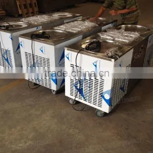 Stainless Steel Body Speed Cooling Stir Fry Ice Cream Machine/ice Cream Making Machine thumbnail-4