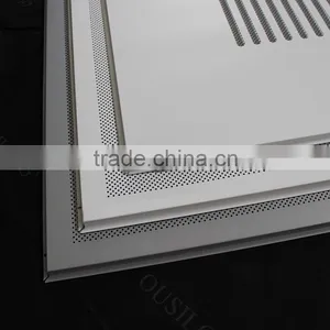 Rustproof Perforated T Grid Metal Office False Ceiling 600x600mm thumbnail-3