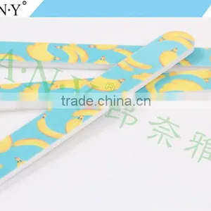 Nail Cure Polishing and Shaping Banana Printing Pattern Nail Files 100/180 Quality Choice thumbnail-3