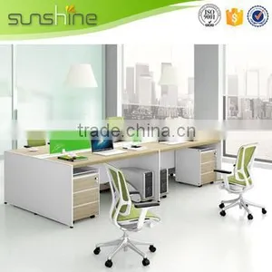 China Supply Office Workstation Modular Used Creative Wood Material MDF Office Furniture thumbnail-1