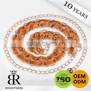 Wholesale Simple Decorative Metal Small Link Body Chain Brightness F1-80019 thumbnail-1