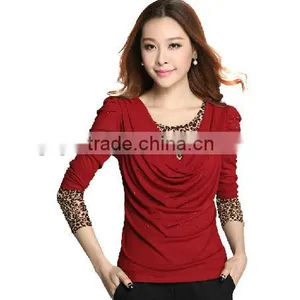 Fashion Leopard Print Women T-shirt / Leopard Print T-shirt thumbnail-1