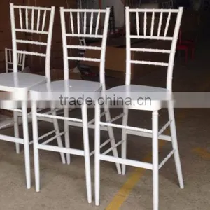 Plastic Tiffany High Stool Chair With Steel Leg thumbnail-4