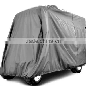Rain Hail Protection 3 Wheel Drive Mini Electric Golf Club Car Cover for 2 Seater Cart thumbnail-3