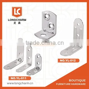 4 Holes 90 Degree Metal Wall Shelf Support Furniture Shelf Bracket thumbnail-3