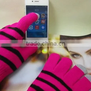 Fashion Warm Winter Soft Touch Screen Gloves For Smartphone Iphone thumbnail-4