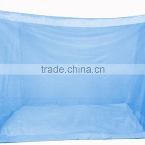 Folding Set Rectangular Mosquito Netting Blue Available Textile Materials thumbnail-1