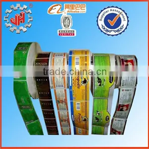 Multi-layer Double Layer Logo Colored Printed Label Sticker thumbnail-1