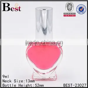 9ml Clear Glass Bottle Heart Shaped Glass Bottle Sprayer Glass Bottle Supplier's Choice thumbnail-3