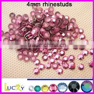 Korean Quality Hot Fix Rhinestuds ,iron-on Rhinestuds, Purple Color thumbnail-1