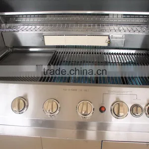 6 Burners Auplex Round Propane Grill With Rotisserie/ Skewer thumbnail-5