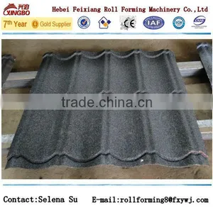 Colorful Stone-coated Metal Roof Tile Making Machine thumbnail-1