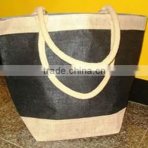 REUSABLE UPMARKET JUTE SHOPPER BAGS thumbnail-3