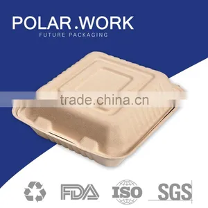 Environmental Disposable Paper Pulp Food Packaging thumbnail-1