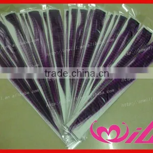Crazy Color Purple Animal Print Hair Extension thumbnail-1
